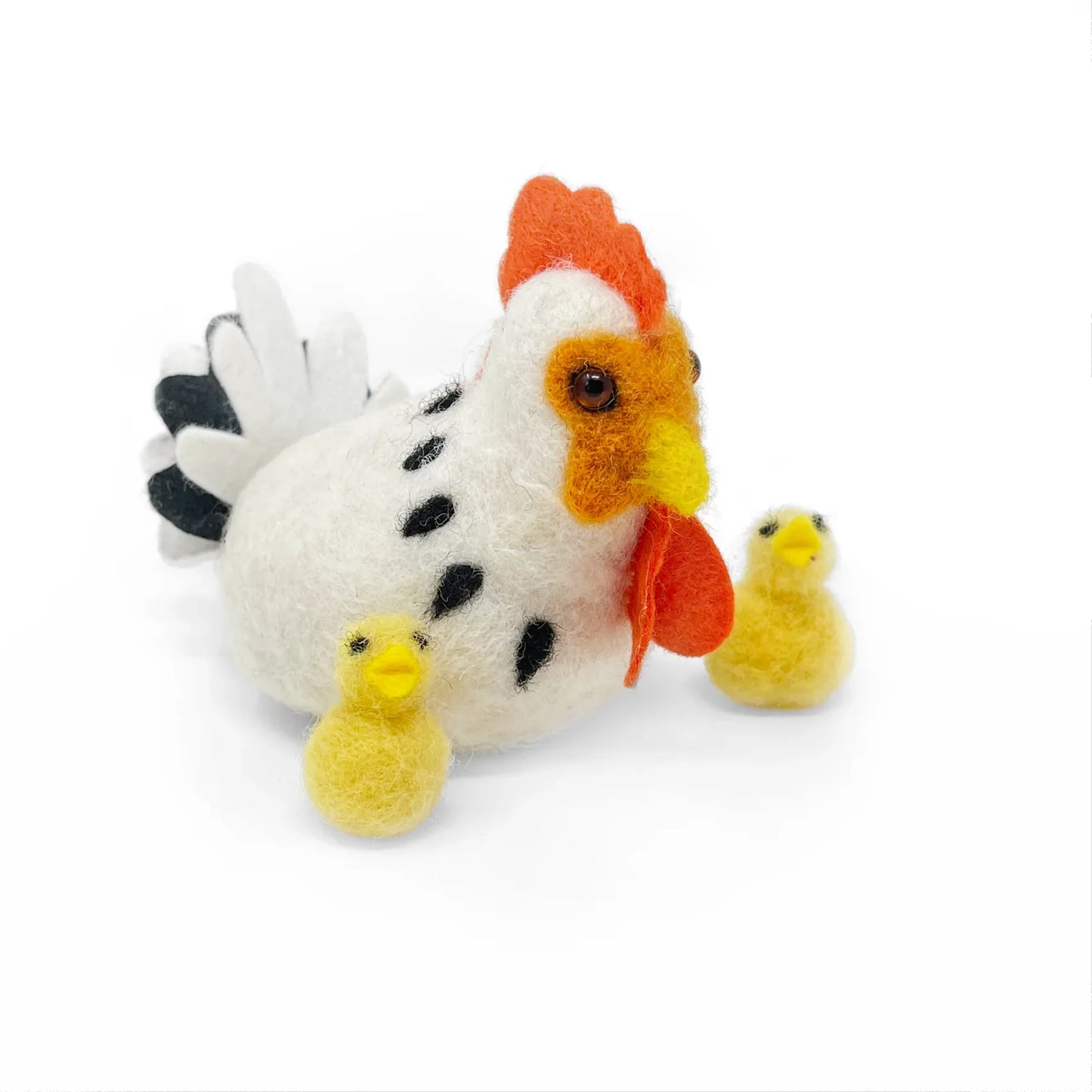 Hen and Chickens Needle Felting Kit